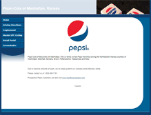 Tablet Screenshot of pepsi-manhattan.com
